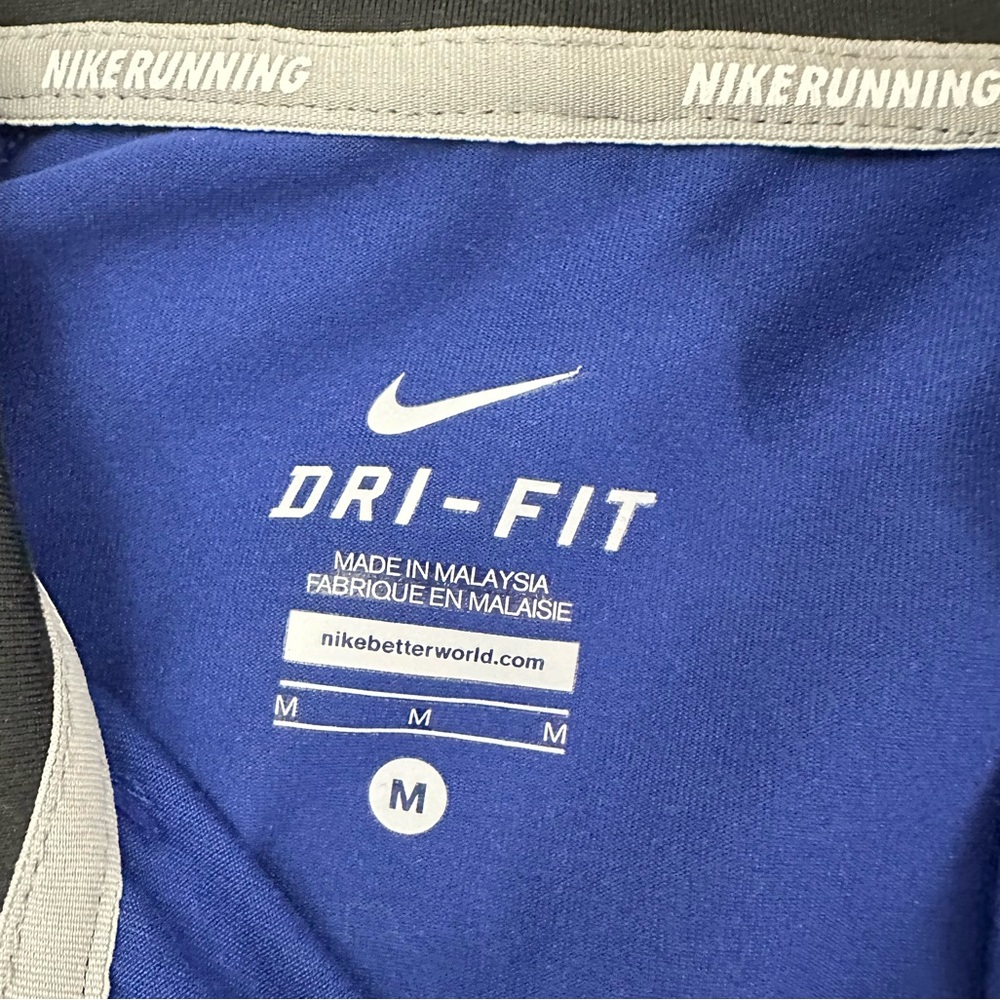 Nike Element DRI-FIT 1/4 Zip Royal Blue Running Workout Hiking Top medium - Picture 12 of 15